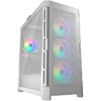 COUGAR | Duoface Pro RGB White | PC Case | Mid Tower / TG& Airflow Front Panel / 4 x ARGB