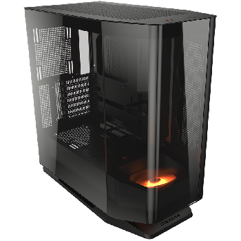 COUGAR | FV270 Black | PC Case | Mid tower / Tempered, Curved Glass Perimeter / Quick