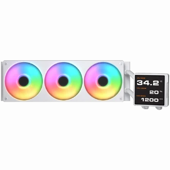 COUGAR Poseidon Vistek Pro ARGB 360 AiO Liquid Watercooling - White
