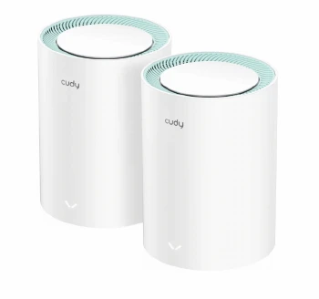 Cudy M1300 (2-Pack) AC1200 Wi-Fi Gigabit Mesh Solution 867Mbps at 5GHz + 300Mbps