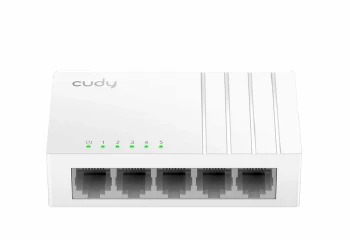 Cudy FS105D 5-Port 10/100 Mbps Desktop Switch, 5 10/100M RJ45 Ports, Desktop