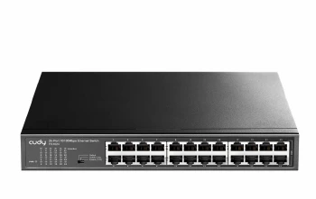 Cudy FS1024 24-Port 10/100 Mbps Metal Switch, 24 10/100 Mbps RJ45 Ports