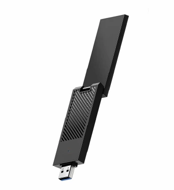 Cudy WU5400 Tri-Band Wi-Fi 6/6E AX5400 USB 3.0 Adapter 802.11ax/ac/a/b/g/n