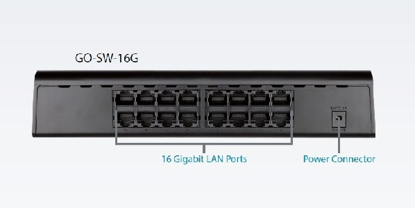 D-Link 16-Port Gigabit Easy Desktop Switch