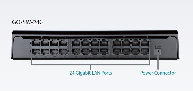 D-Link 24-Port Gigabit Easy Desktop Switch