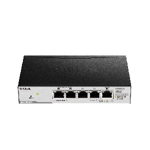 D-Link 5-Port Gigabit PoE Smart Managed Switch with 1 PD port