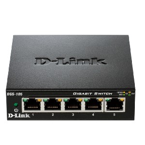 D-Link 5-Port Gigabit Ethernet Metal Housing Unmanaged Switch