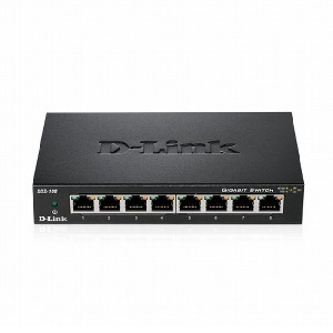 D-Link 8-Port Gigabit Ethernet Metal Housing Unmanaged Switch