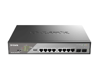 D-Link 10-Port Gigabit Ethernet PoE++ Surveillance Switch