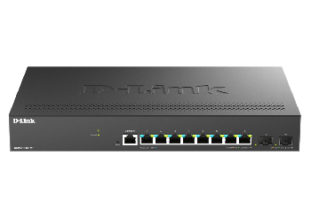 D-Link 8-Port 2.5G Base-T and 2-port 10G SFP+ Smart Managed Switch
