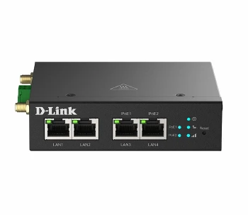 D-Link 4G Multi-Connect PoE Modem, 4x Fast Ethernet (incl. 2x PoE 802.3at port)
