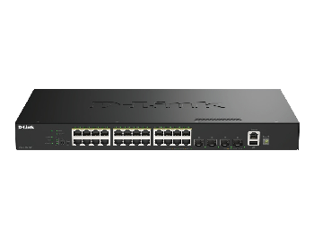 D-Link 24 Ports GE PoE (30W) +