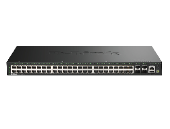 D-Link 48 Ports GE PoE (30W) +