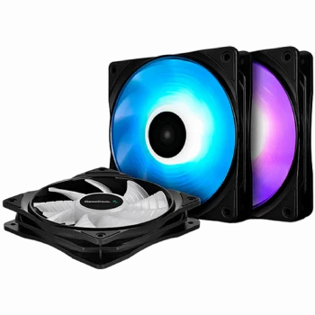 DeepCool RF120(3 IN 1) triple PWM fan kit features 18 RGB LEDs with 6 ultra-bright LEDs