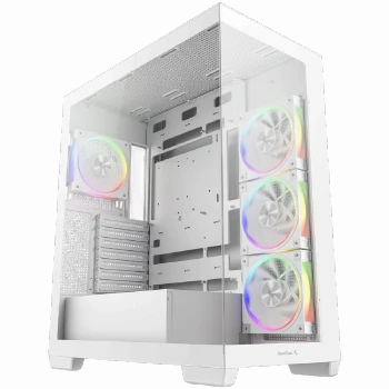 DeepCool CG580 4F WH V2, Mid Tower, Mini-ITX/Micro-ATX/ATX