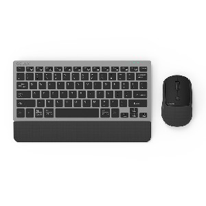 Комплект Delux K3300G+M520GX клавиатура и мишка безжичен черен
