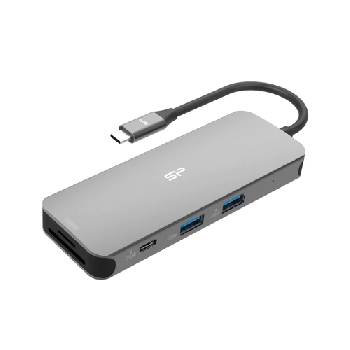 Докинг станция Silicon Power SR30 8 в 1 USB-C