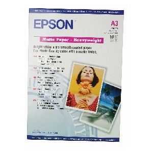 Epson Matte Paper Heavy Weight, DIN A3, 167g/m2, 50 Blatt