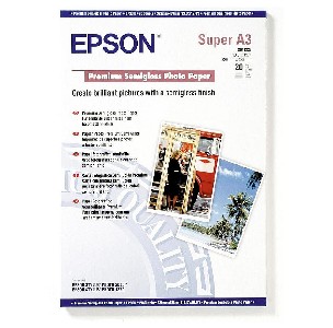 Epson Premium Semigloss Photo Paper, DIN A3+, 251g/m2, 20 Blatt