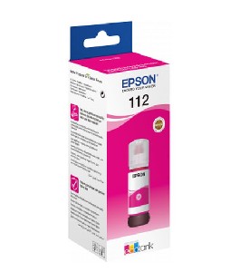 Epson 112 EcoTank Pigment Magenta ink bottle