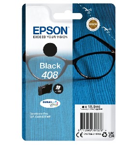 Epson 408 Spectacles DURABrite Ultra Single Black Ink