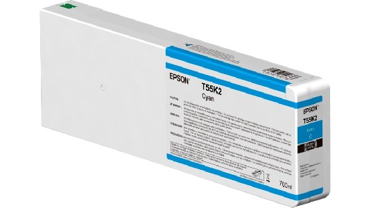 Epson Singlepack Cyan T55K200 UltraChrome HDX/HD 700ml