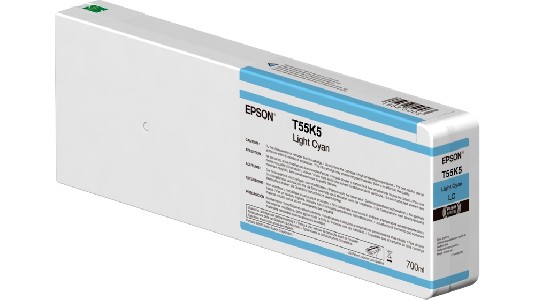 Epson Singlepack Light Cyan T55K500 UltraChrome HDX/HD 700ml