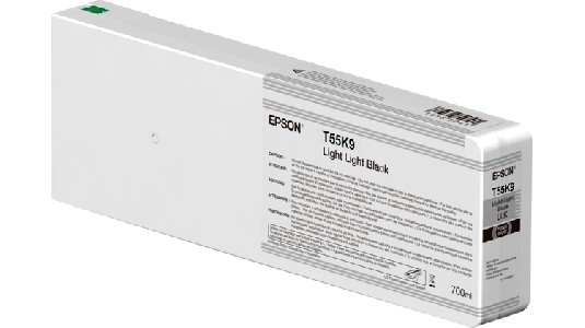 Epson Singlepack Light Light Black T55K900 UltraChrome HDX/HD 700ml