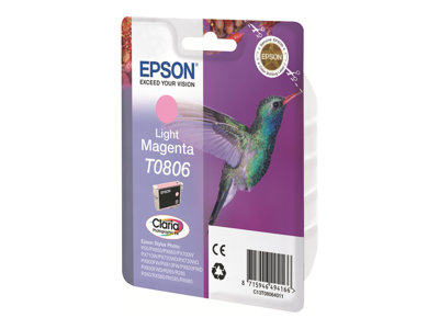 EPSON T0806 ink cartridge light magenta standard capacity