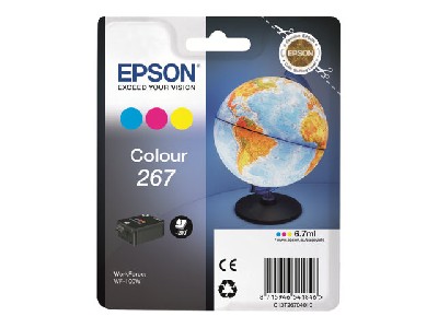 EPSON 267 ink cartridge cyan magenta and yellow