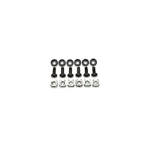 Formrack M6 Caget nut, cup washer, screw, set=20 pcs