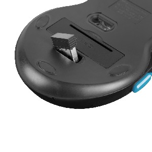 Fury Wireless gaming mouse, Stalker 2000DPI, Black-Blue