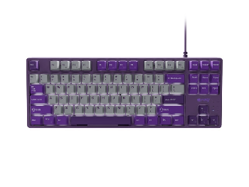 Fury Gaming Keyboard Kanabo K2, US layout, White backlight, Mechanical, Grey-Violet