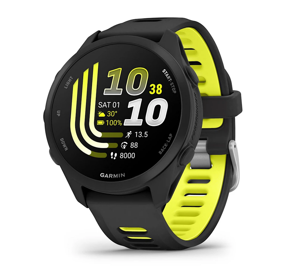Forerunner® 170 - Music -  Black с Black/Amp Yellow каишка