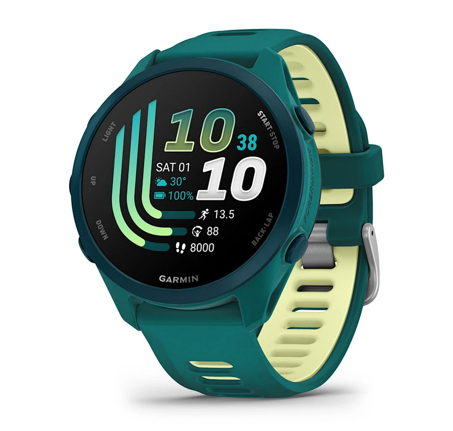 Forerunner® 170 - Music - Teal Green с Teal Green/Citron каишка