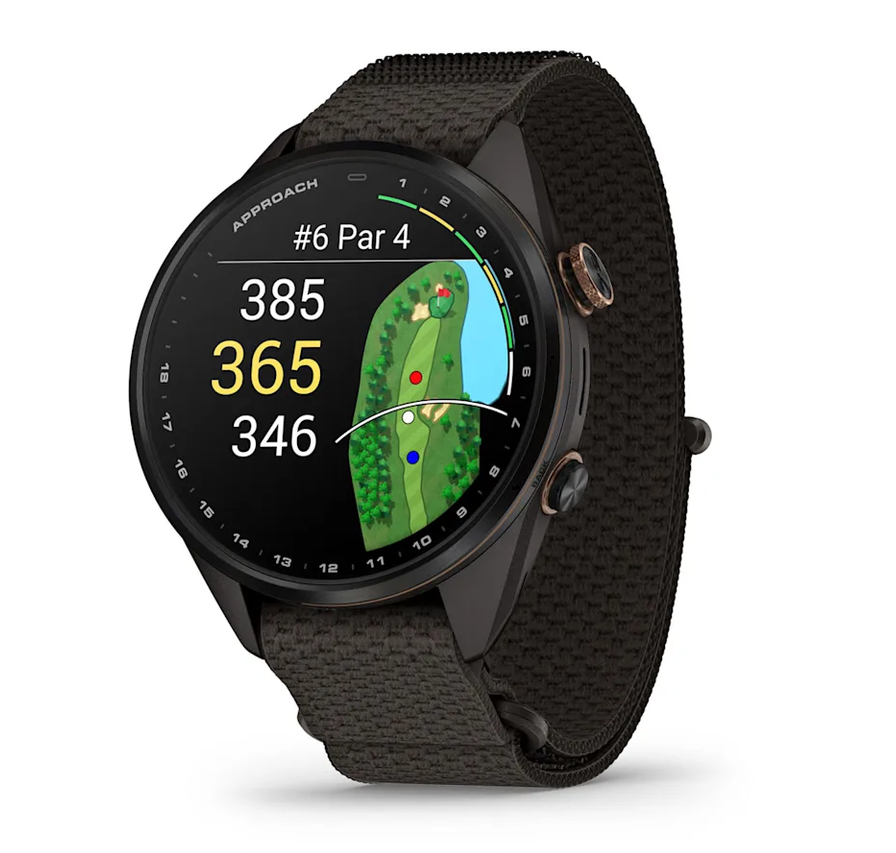 Approach® S72 - 43 мм - Carbon Gray/Heritage Bronze DLC Titanium Bezel с Pebble Grey