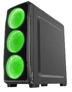 Genesis Case Titan 750 Green Midi Tower Usb 3.0