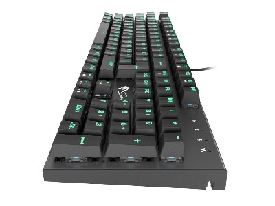 Genesis Mechanical Gaming Keyboard Thor 300 Tkl Green Backlight Outemu Blue Switch Us