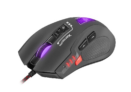 Genesis Gaming Mouse Xenon 200 Optical 3200Dpi With Software Rgb Illuminated Black