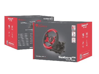 Genesis Driving Wheel Seaborg 300 For PC