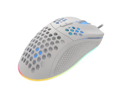 Genesis Light Weight Gaming Mouse Krypton 550 8000 DPI RGB Software White