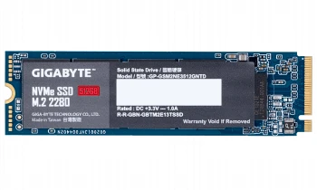 Solid State Drive (SSD) Gigabyte M.2 Nvme PCIe Gen 3 SSD 512GB