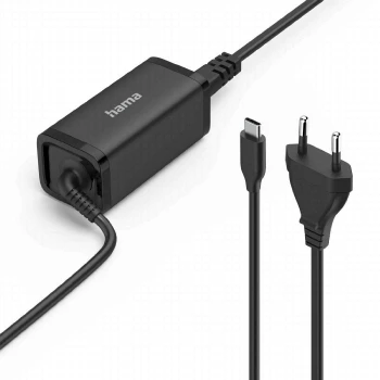 HAMA Зарядно за лаптоп USB-C PD, GaN, 5-20V/45 W
