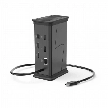 HAMA Докинг станция USB-C" Connect2Office Black", 9 порта, 2x