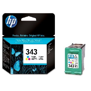 HP 343 Tri-color Inkjet Print Cartridge