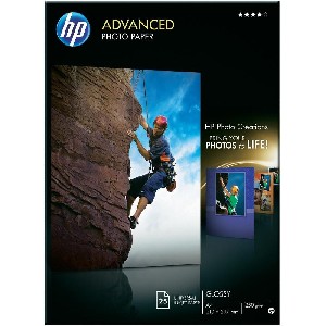 HP Advanced Glossy Photo Paper-25 sht/A4/210 x 297 mm