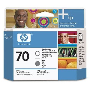 HP 70 Gloss Enhancer and Gray Printhead