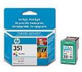 HP 351 Tri-color Inkjet Print Cartridge