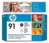 HP 91 Photo Black and Light Gray Printhead