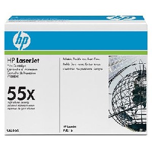 HP 55X Black LaserJet Toner Cartridge